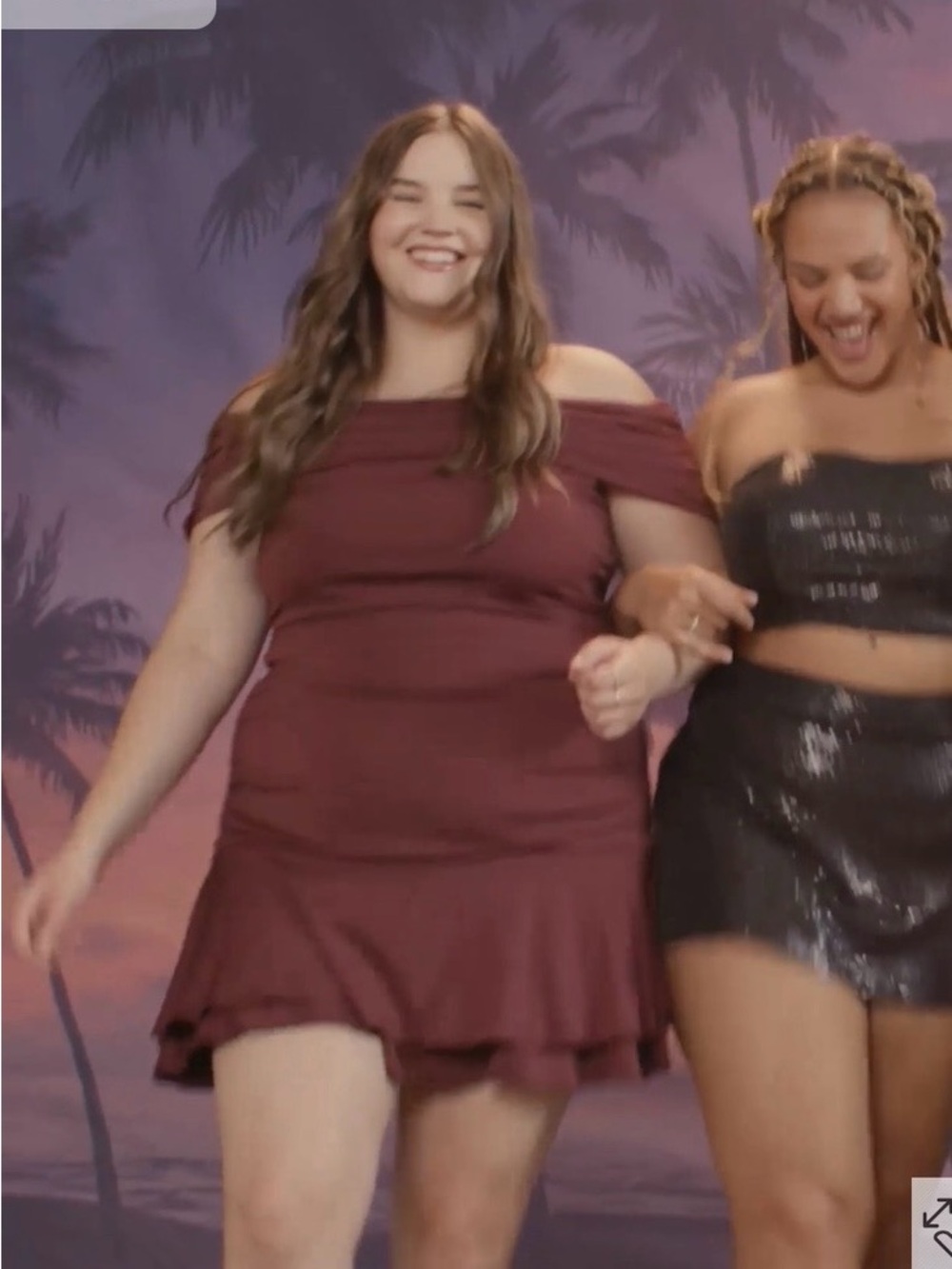 Torrid NWT Plus-Size 1 X Off-Shoulder Ruched Mini Dress in Burgundy